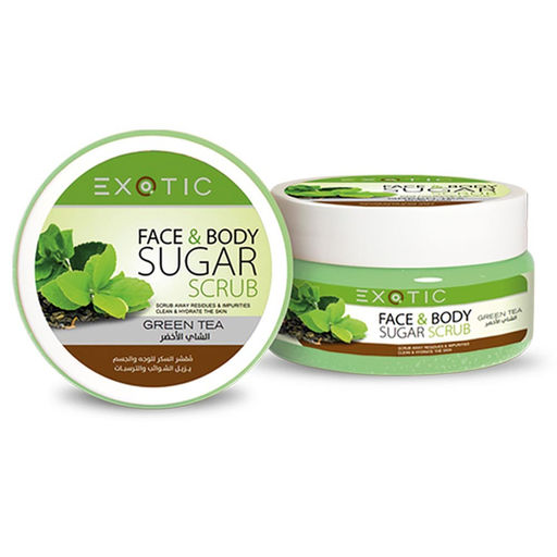 Exotic EX-09 Скраб сахарный для лица и тела (K Green Tea) 300 ml