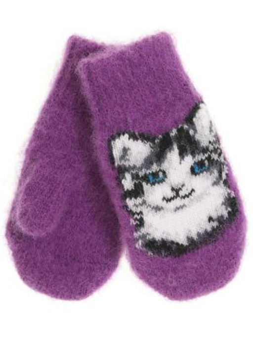 Варежки детские круговые Кот 0508-3 - Рассказовские варежки фото 2