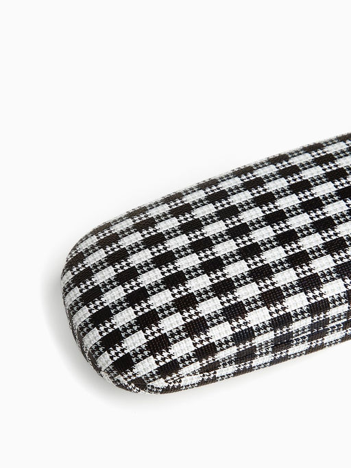 Футляр для очков на хлопушке, с принтом, размер 16×6×3.5 см, чёрный