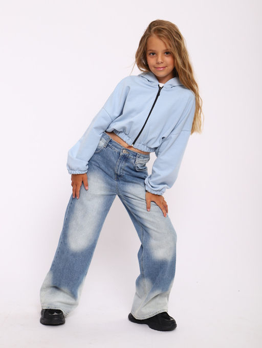 ТД051 Толстовка Porsch 2 (голубой) - Милаша фото 10