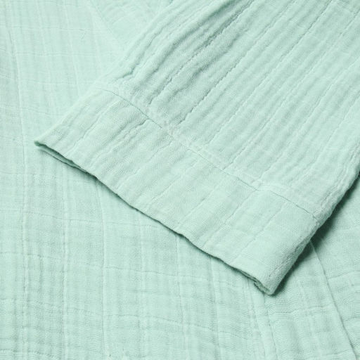 Халат жен.муслиновый LoveLife размер 46-48, цвет мятный, 100% хл, 4-сл, 235 г/м²