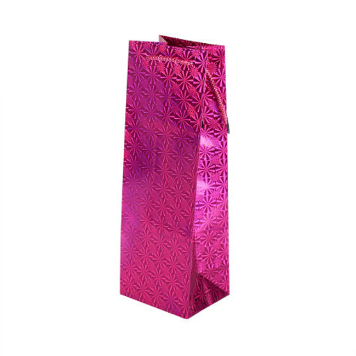 Цена за 12 шт. Пакет под бутылку 12х36х10 голография / GW-117 /уп12/1200/плотность бумаги 128г/м2 - Галеонтрейд фото 5