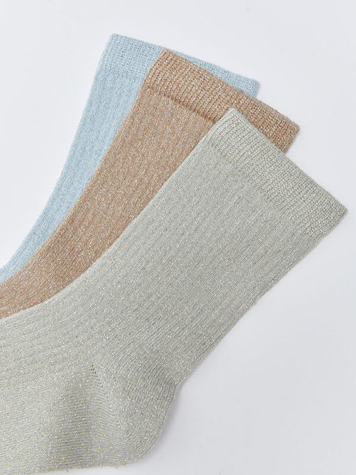 Sim Detayl? Kad?n Soket ?orap 3l?