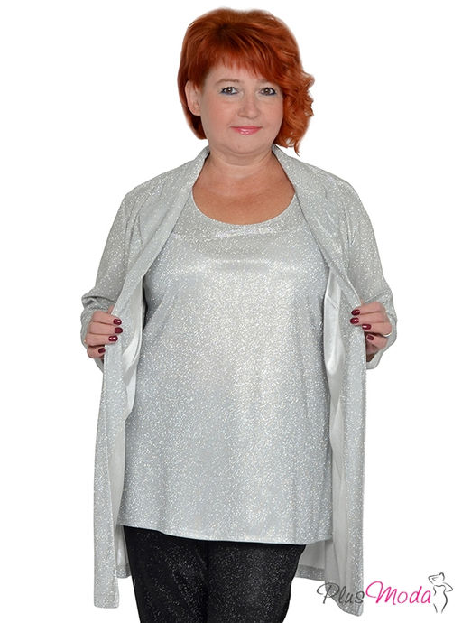 Майка Модель №1378 размеры 44-84 - Plusmoda фото 3