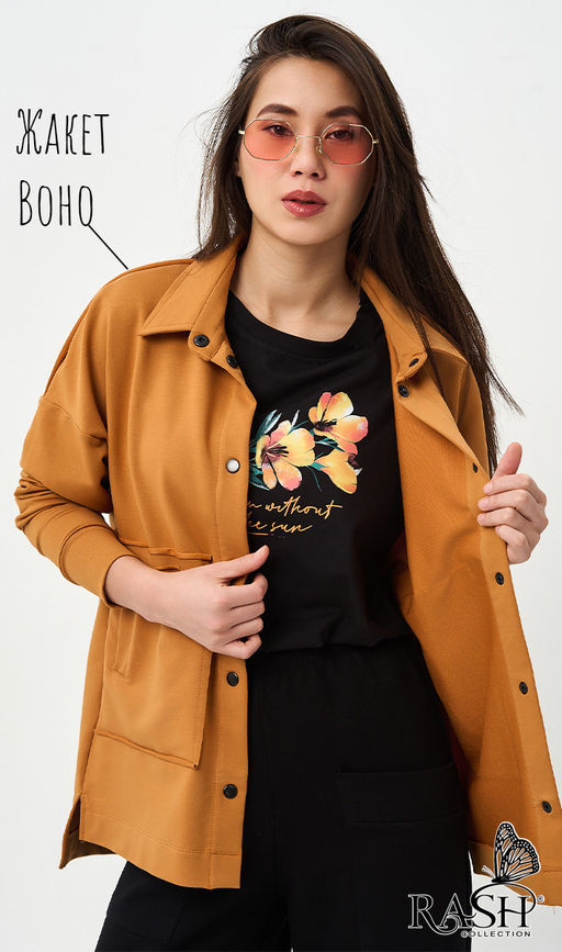 Футболка Цветы Цвет:как на фото - Rash фото 3