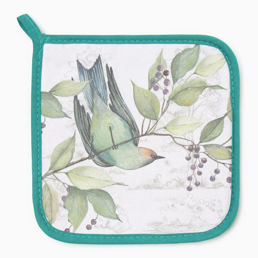 Прихватка Этель Птицы 19х19 саржа,100% х/л,ватин 250г/м2  фото 2