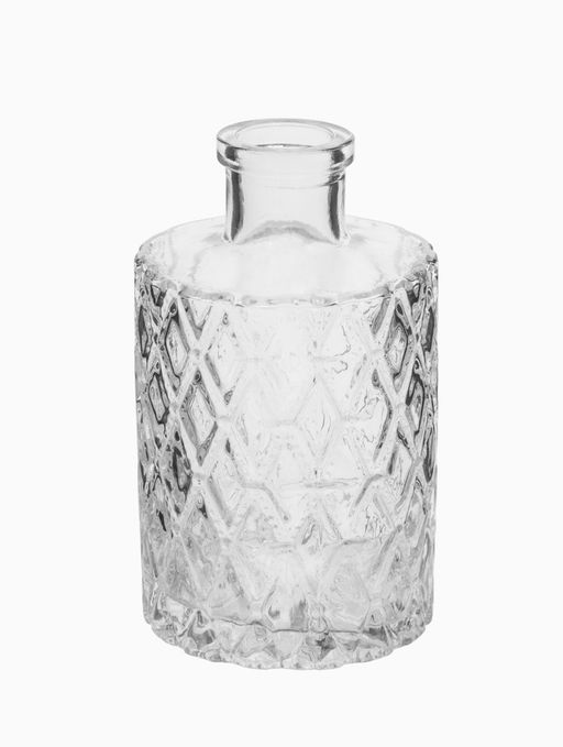 Ваза «Миниатюра», h=8-13 см, набор 12 шт., стекло, прозрачная