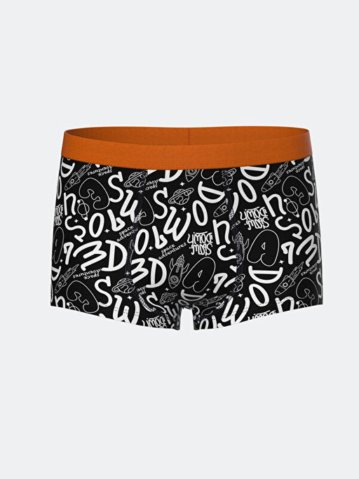 Bask?l? Erkek ?ocuk Boxer 3l? - Waikiki фото 3