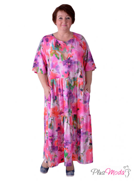 Платье Модель №445 размеры 44-80 - Plusmoda фото 4