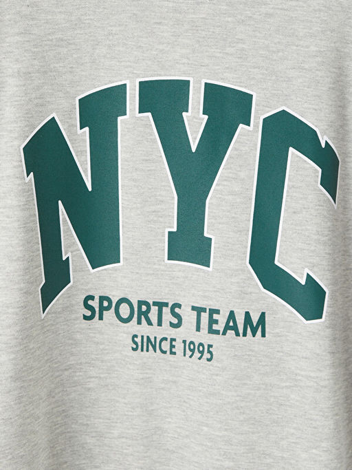 NYC Bask?l? Oversize Kad?n Sweatshirt - Waikiki фото 2
