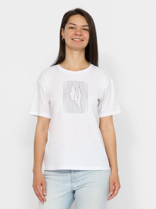 CRB wear/CSSW 60262-20 Футболка женская,белый/Ex.Cherubino фото 2