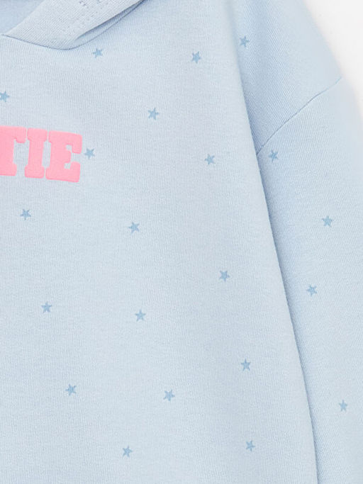 Uzun Kollu Bask?l? K?z Bebek Hoodie - Waikiki фото 2