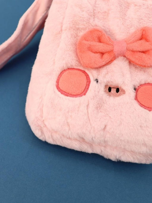 Грелка плюшевая с ремешком "Fluffy friends", pig, 400 мл (21*14 см)