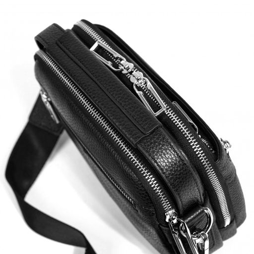 Сумка мужская, кожа, MIRONPAN 860401 Черный