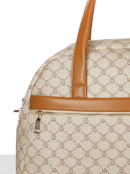 LACCOMA сумка AC89003-мишки бежевый эко кожа  фото 6