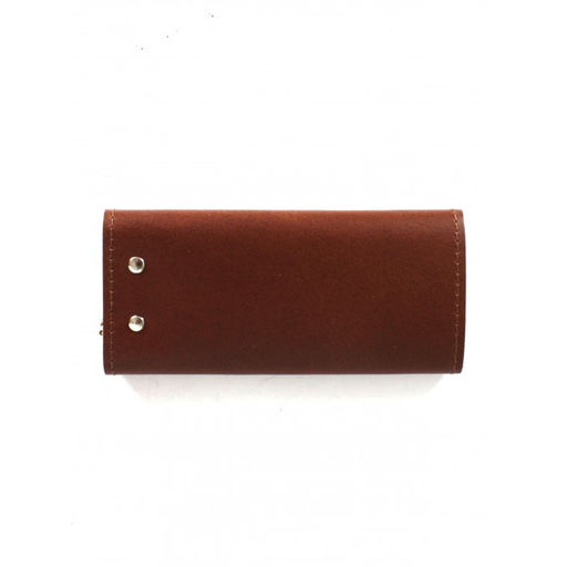 Футляр для ключей Croco-кл-510 (на 4 ключей) натуральная кожа коричневый пулл-ап матовый (219) 264524  фото 2