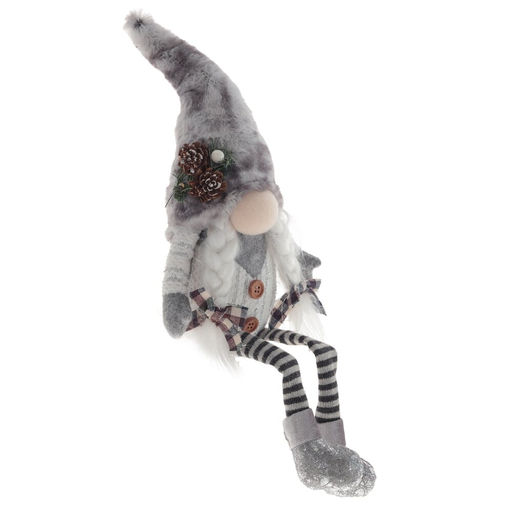 Игрушка набивная "Гном", L12 W7 H43/17 см, 2в.