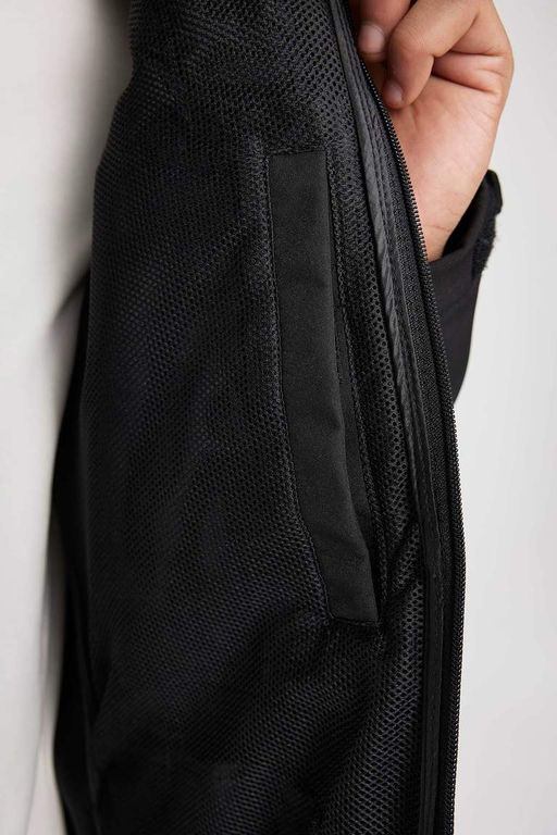 DeFactoFit утепленное пальто из софтшелла стандартного кроя с капюшоном  фото 8