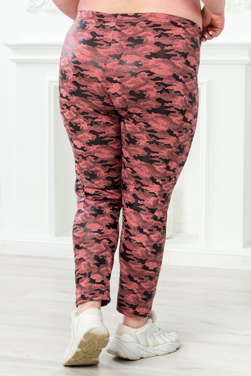 Легинсы женские из вискозы Fitness коралловый макси - Амадэль фото 11