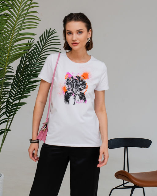 Футболка из хлопка FPP023 - Sahar art lab фото 2