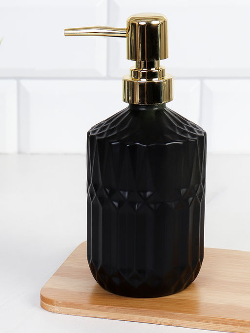 Дозатор для жидкого мыла 450 мл 17 см / GKR4 /уп 48/ черный - Галеонтрейд фото 2