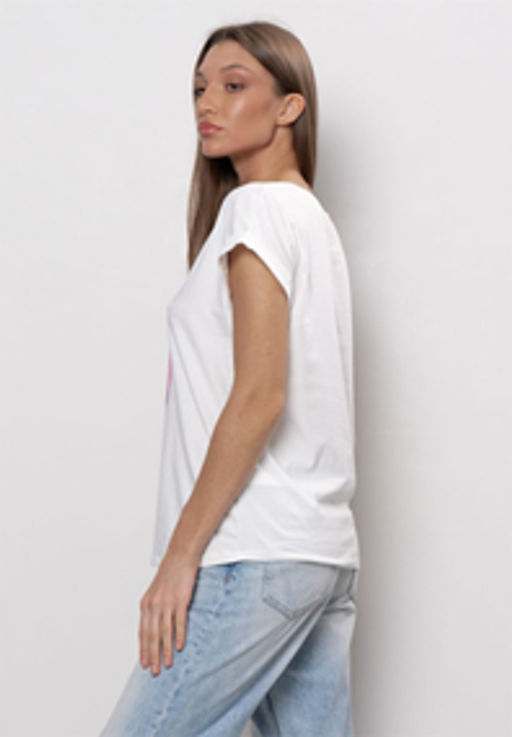 ФУТБОЛКА ЖЕНСКАЯ арт. 1900W-20207.2F-121.1250 - Almando melado фото 4