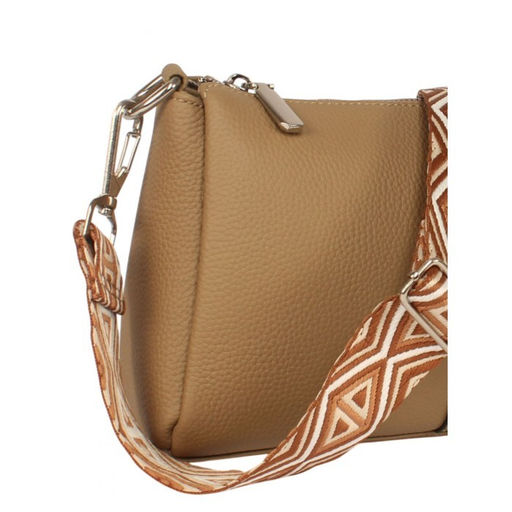 Плечевой ремень (стропа) ADEL-239/регулируемый, макс длина 150см, бриллиант коричневый 265940 - Adelia фото 4