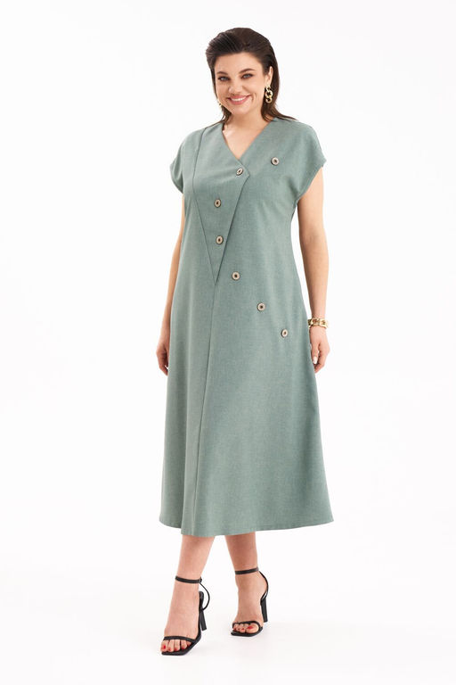 Платье KaVari 1112 светло-зеленый  фото 5