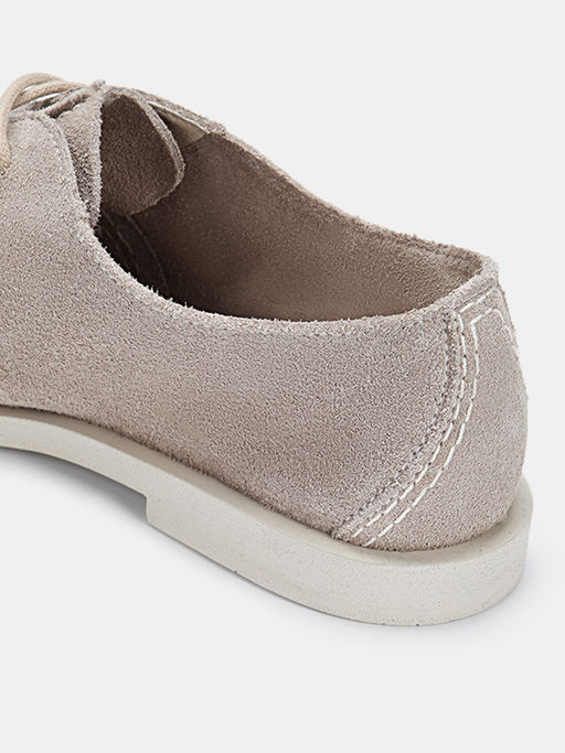 Полуботинки Ralf Ringer AFINA светло-серые из натурального спилка  фото 6