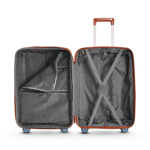 Набор из 3-х чемоданов с расширением 23101 Голубой - Mironpan фото 3