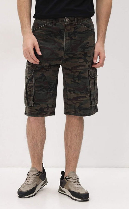 Шорты F411-0987 khaki camo - Fine joyce фото 2