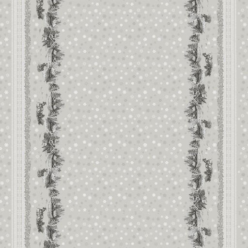 Скатерть 150*250 см, рогожка (Сочельник, цвет льна)
