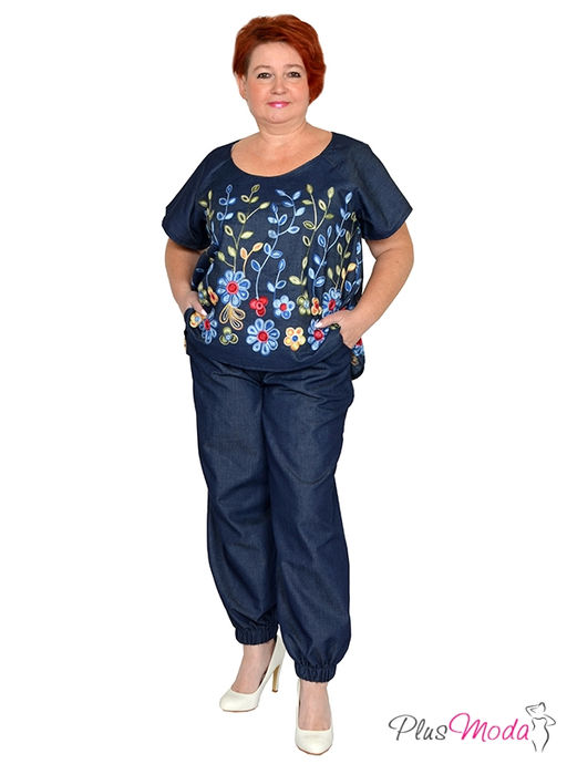 Туника Модель №1466 размеры 44-84 - Plusmoda фото 8