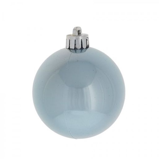 Набор из 6шт Украшение новогоднее Шар "Голубая сказка", D 6 см, L11,5 W6 H17 см
