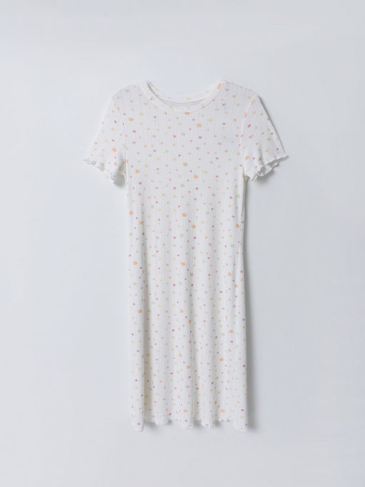 Сорочка ночная женская белая с цветочным принтом - Mark formelle фото 4