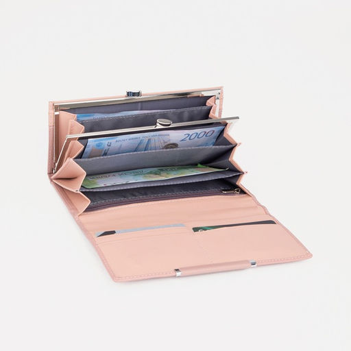 Кошелёк на магнитах, цвет розовый - Simaland фото 4