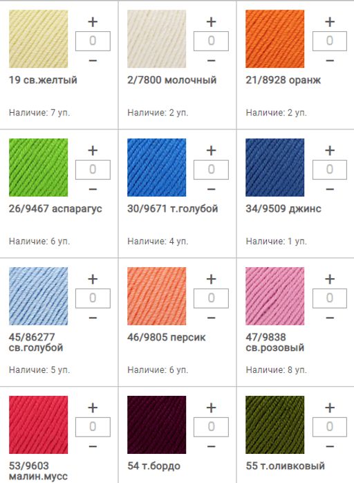 Цена за 10 мотков пряжи Merino Kind Medium