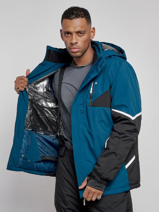 Горнолыжный костюм мужской зимний синего цвета 6319S - Leifensh фото 17