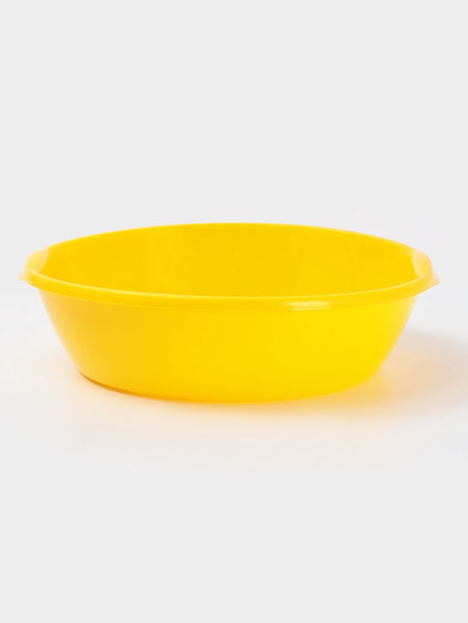 Цена за 2 шт. Таз хозяйственный с ручками, 3 л, круглый, МИКС