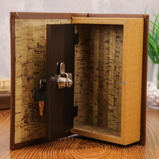 Шкатулка книга-сейф «Тайная бухгалтерия», искусственная кожа, 21×13×7 см
