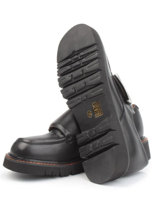 03-DYX02-2 BLACK Полуботинки женские (натуральная кожа)