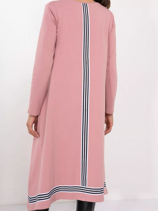 Платье с тесьмой по низу 92% хлопок, 8% эластан - Tantino фото 18