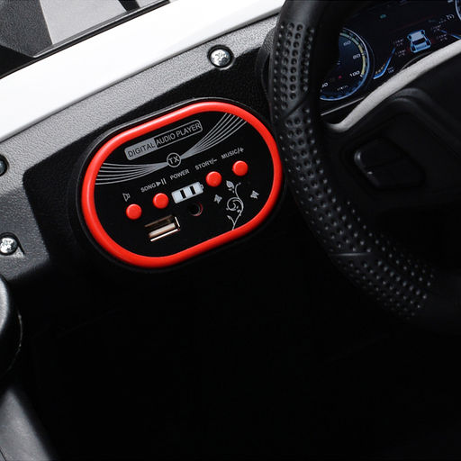 Электромобиль детский "Крутой внедорожник" (цвет серый)