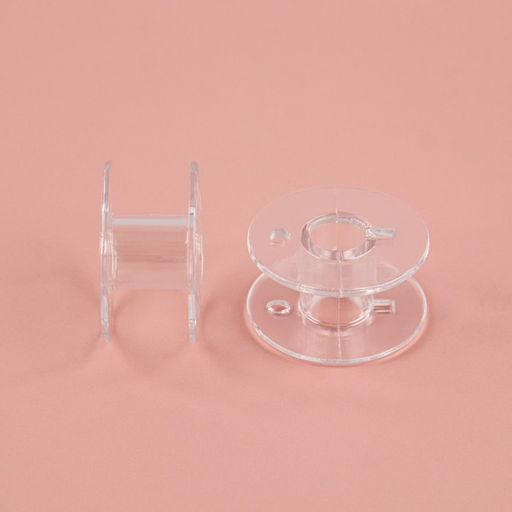 Цена за 10 шт. Набор шпулек, d=19 мм, 6 шт., прозрачный