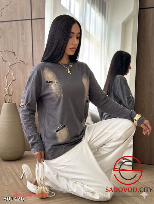 Кофта женская с принтом - Fiona фото 3