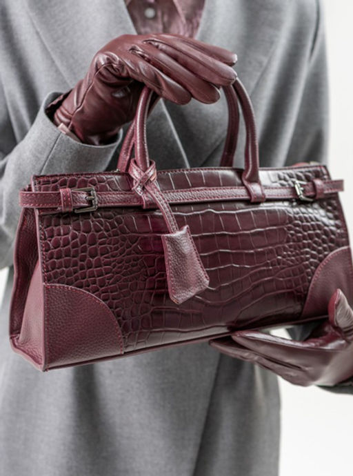 Сумка Lanotti CROCO LINE 8346/фиолетовый