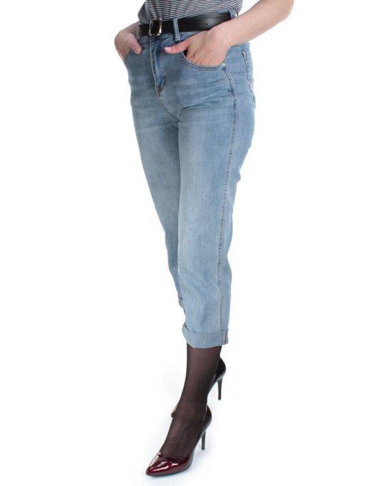 10071 BLUE Джинсы женские AMG JEANS (98% хлопок, 2% лайкра)