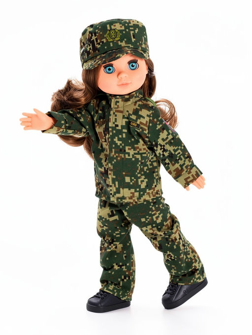 Кукла «Эля», военная, 30 см