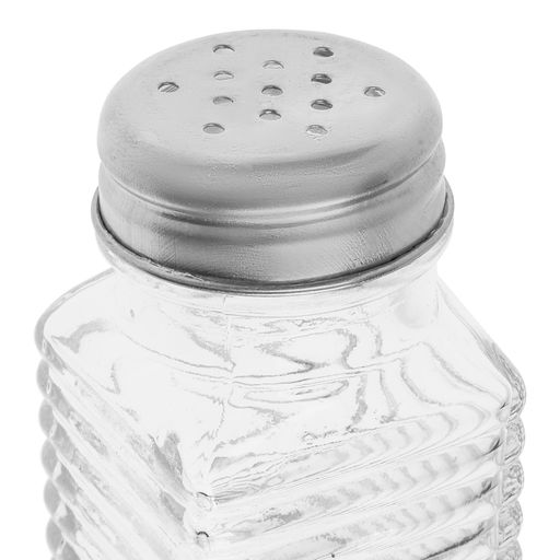 Солонка 8,8*3,4см, стекло, сталь, арт. 828-265