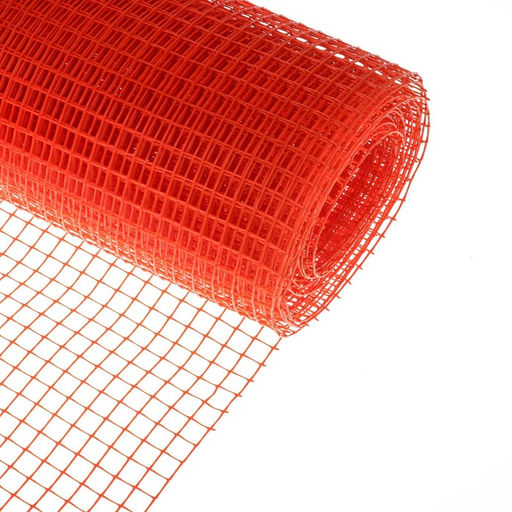 Сетка садовая, 1×10 м, ячейка ромб 15×15 мм, пластиковая, оранжевая, Greengo, в рулоне